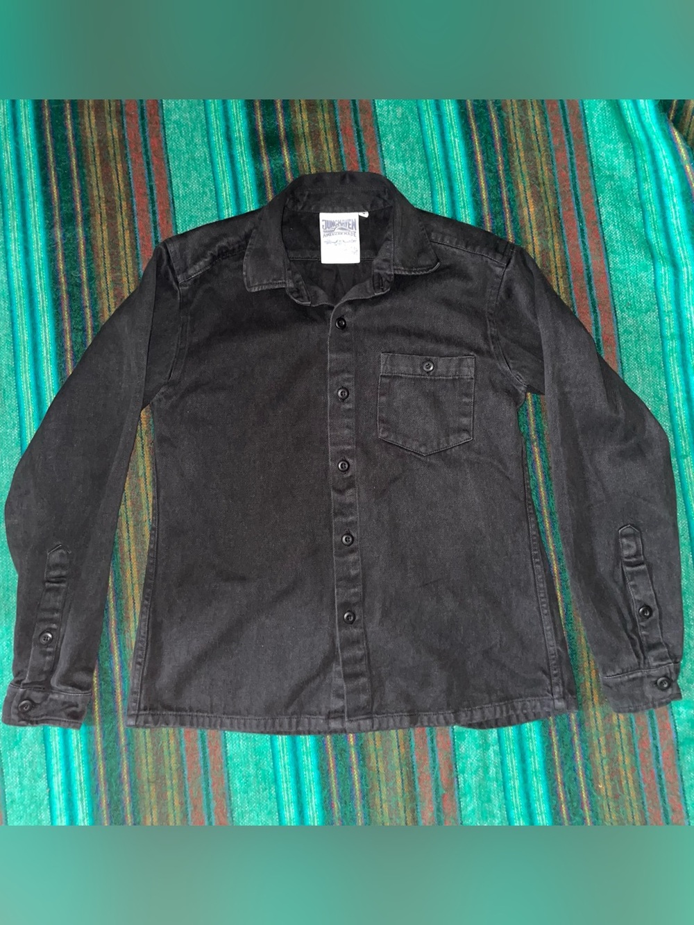 Jungmaven Black Long-Sleeve Topanga Shirt